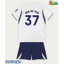 Tottenham Hotspur Micky van de Ven #37 Hjemmedraktsett Barn 2026-27 Kortermet (+ Korte bukser)